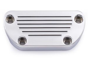 Speedo Bracket - Chrome. Fits OEM Style Straight Risers using Dakota MCL, MCV or MLX Series Gauges.
