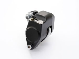 OEM Style Front Left Brake Caliper - Black. Fits Big Twin & Sportster 1984-1999.