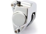 OEM Style Front Left Brake Caliper - Chrome. Fits Big Twin & Sportster 1984-1999.