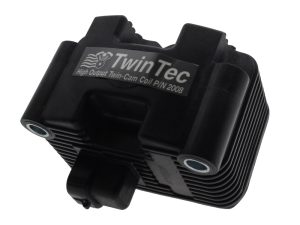 Ignition Coil - Black. Fits Twin Cam 1999-2006 & Sportster 2004-2006 Models with Carburettor.