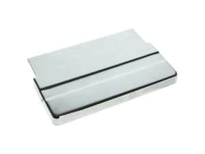 Chrome motorcycle oil catch tank for Revelry Motorcycles Australia.