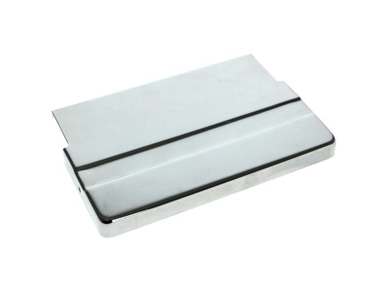 Chrome motorcycle oil catch tank for Revelry Motorcycles Australia.