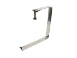 Stainless steel motorcycle kickstand, durable bike stand for Revelry Motorcycles.