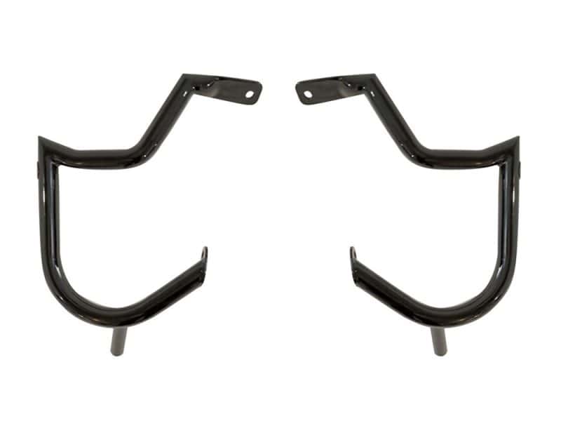 Venom Rear Crashbars - Gloss Black. Fits Touring 1997-2023 Heavy-duty motorcycle crash bars in black for enhanced protection.