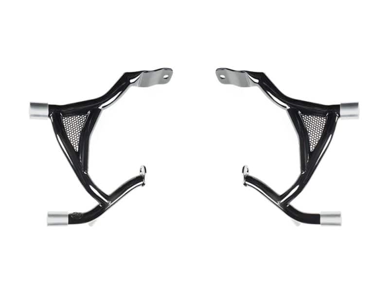 Road Warrior Rear Crashbars - Gloss Black. Fits Touring 2024up High-quality motorcycle crash bars for Revelry Motorcycles Australia, durable, sleek design, premium safety off-road accessories.