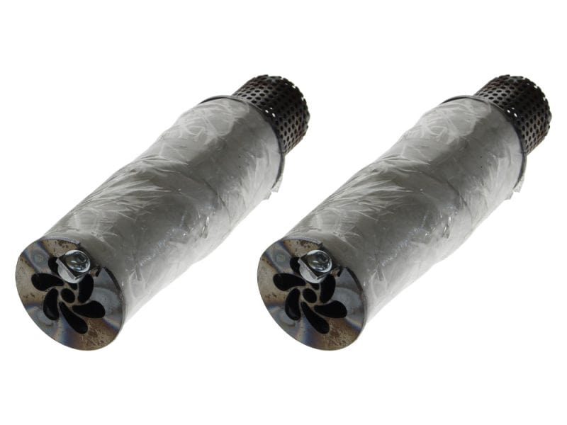 Quiet Baffles. Fits Freedom 2-into-2 Straight Systems. High-performance motorcycle exhaust silencers for Revelry Motorcycles.