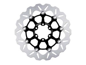 11.8in. Front or Rear Wave Floating Disc Rotor with Black Carrier. Fits Victory & Indian 2014up