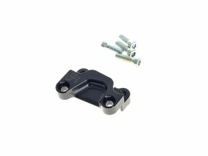 Right Side 13in. Oversize Front Caliper Mount - Black. Fits Most Touring 2008-2024