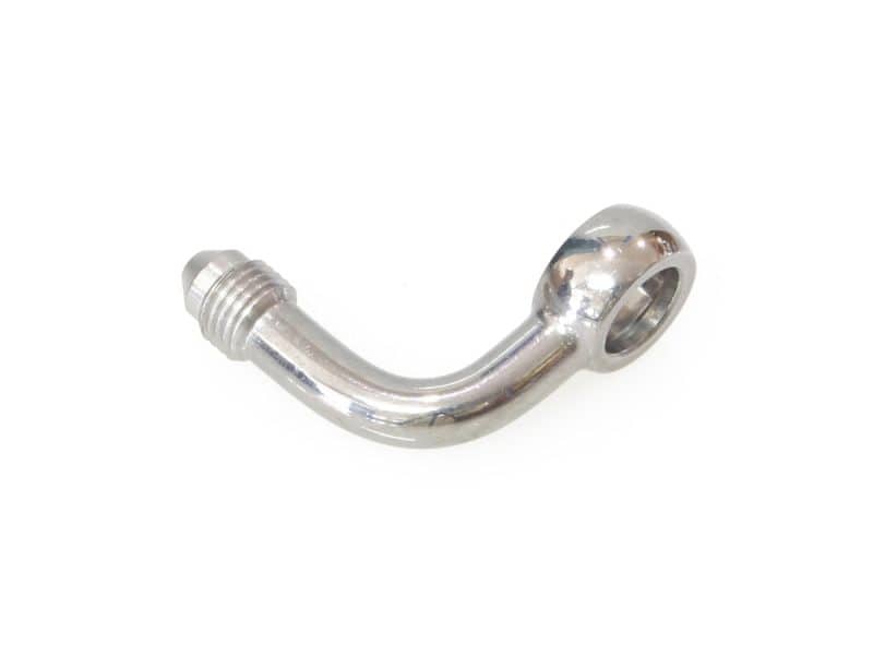 Stainless Steel 3/8in. ID Aluminium motorcycle connector part for REVELRY cycles.