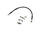 Rear Brake Line - Black. Fits Dyna 1991-1999
