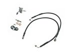 Rear Brake Line - Black. Fits FL Softail 1987-1999
