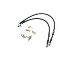 Rear Brake Line - Black. Fits Dyna 2000-2007