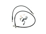 Rear Brake Line - Black. Fits Softail 2008-2010