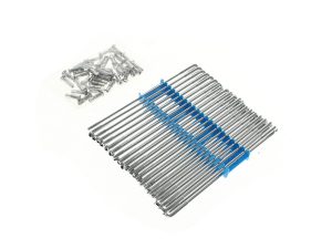 19in. Spokes - Chrome. Fits Original Style H-D Deep Drop Center Rim when used in conjunction with Narrow Glide Hub 1973up & OEM H-D Mid Glide Front Hub 2006up.