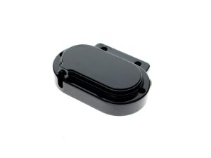 Smooth Hydraulic Clutch Cover - Black. Fits Fits 5Spd Big Twin 1987-2006