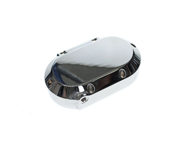 Smooth Hydraulic Clutch Cover - Chrome. Fits Softail 2007up