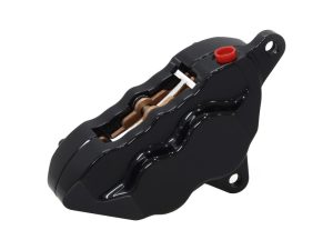 Right Hand Front or Rear 4 Piston Caliper - Black. Fits H-D 1984-1999.