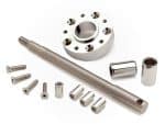 High-performance motorcycle wheel spacer kit for Revelry motorcycles, crafted from durable aluminium.