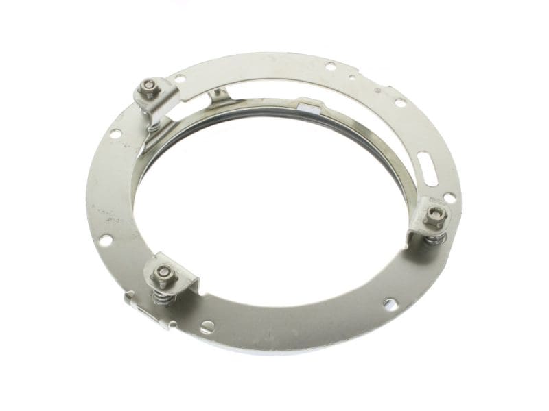 Lightweight motorcycle clutch basket for Revelry Motorcycles, high-performance bike parts, durable steel construction.