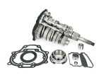 Fat 6Spd Super Gear Transmission Cassette - Black Trapdoor. Fits Softail 2018-2024 & Touring 2017-2023