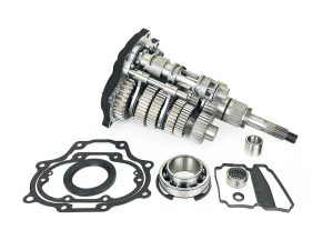 Fat 6Spd Super Gear Transmission Cassette - Black Trapdoor. Fits Softail 2018-2024 & Touring 2017-2023