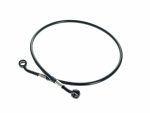 Rear Brake Line - Black. Fits Softail 2018-2024 with Kraus Rear Radial Caliper & Bracket