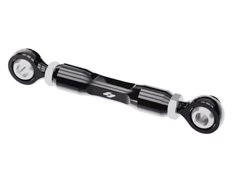 High-performance motorcycle link arm for Revelry Motorcycles, durable and lightweight.