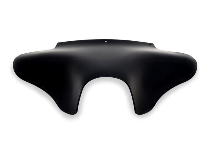 Batwing Fairing. Fits Road King 1994up Black motorcycle windshield for Revelry Motorcycles with aerodynamic design and premium quality.