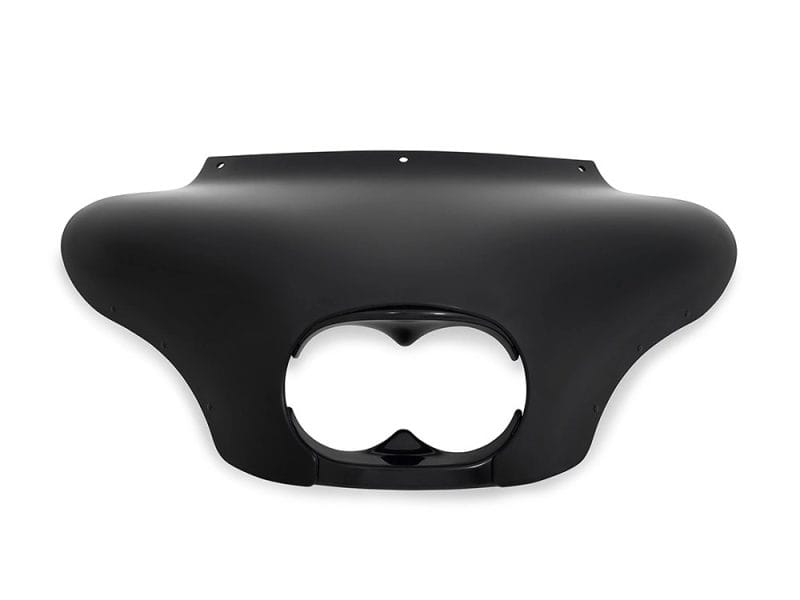 Batwing Fairing. Fits Dyna Fat Bob 2008-2017 High-quality black motorcycle fairing for Revelry Motorcycles Australian bikes.