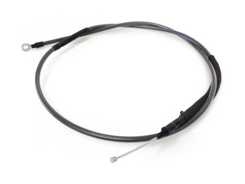 77in. Clutch Cable - Black Pearl. Fits Touring 2008-2016 and 2021-2024. High-quality motorcycle clutch cable for Revelry Motorcycles and custom bikes.