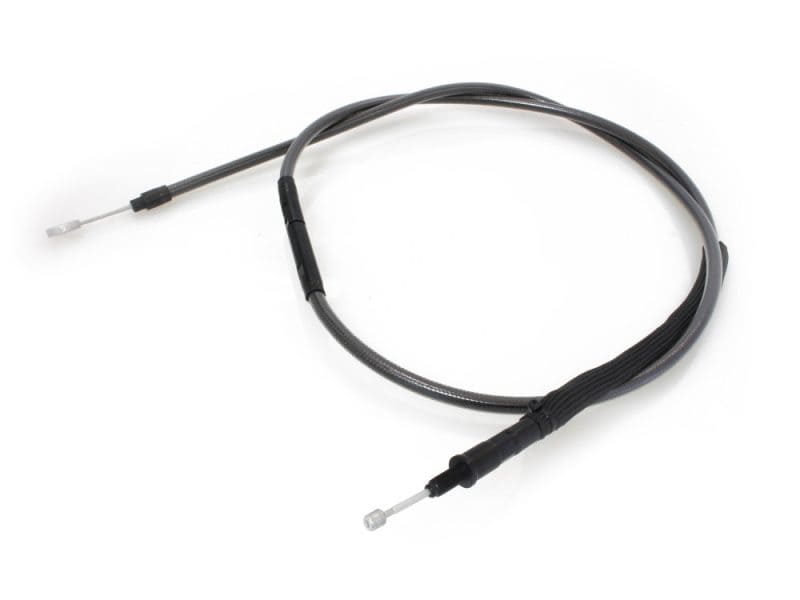 71in. Clutch Cable - Black Pearl. Fits Softail 2007-2024 & Dyna 2006-2017. Thin black motorcycle clutch cable for Revelry Motorcycles in Australia.