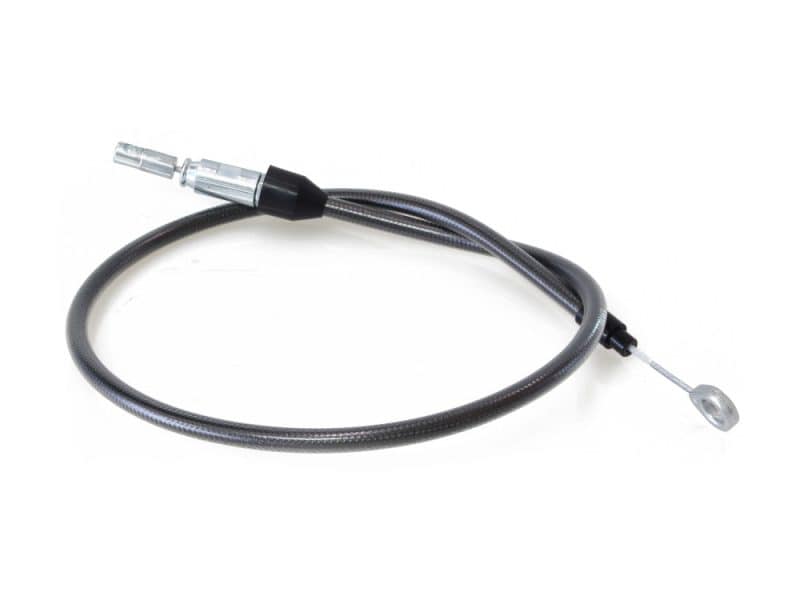 34in. Quick Connect Upper Clutch Cable - Black Pearl. Fits Softail 2018-2024 High-quality motorcycle brake line for Revelry Motorcycles Australia, durable and reliable brake hose for bikes.