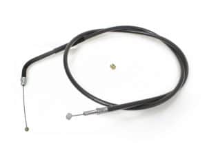 Flexible motorcycle throttle cable for Revelry Motorcycles.