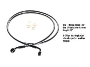 High-quality motorcycle brake cable for Revelry Motorcycles and custom bikes.