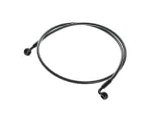 Flexible motorcycle brake hose for Revelry Motorcycles, durable, high-performance gear.