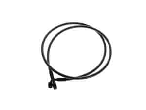 Black motorcycle clutch cable for Revelry Motorcycles.