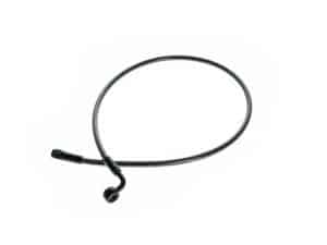 Black motorcycle throttle cable for Revelry Motorcycles fitting Australian bikes.