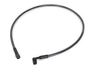 Flexible motorcycle brake hose for Revelry Motorcycles, durable and high performance.
