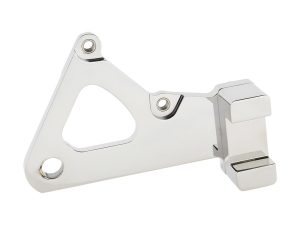 Right Hand Rear Caliper Mount - Chrome. Fits FXR 1982-1994 & FXWG 1984-1986 Models with 11.5in. Disc Rotor when using Performance Machine 125x4R Caliper.