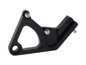Right Hand Rear Caliper Mount - Black. Fits Softail 1987-1999.