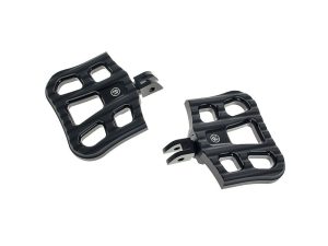 Mini Drifter Floorboards - Black. Fits Softail 2018up Front Rider