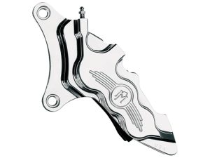 Left Hand Front 6 Piston Caliper - Polished. Fits most Big Twin 1984-1999 & Sportster 1984-1999 Models with 11.5in. Disc Rotor.