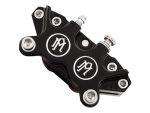 Universal 4 Piston Caliper - Black Contrast Cut.
