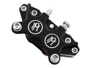 Universal 4 Piston Caliper - Black Contrast Cut.