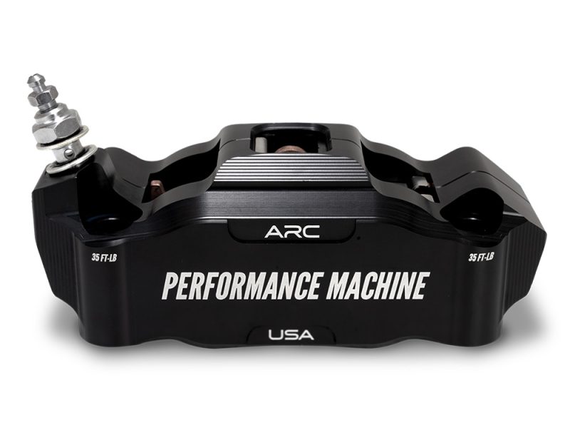 Right Hand Front Race Series Radial 4 Piston Caliper - Black