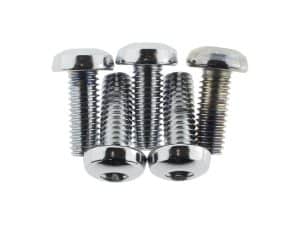 Stainless steel motorcycle bolts for Revelry Motorcycles.