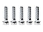 Chrome motorcycle lug bolts for Revelry Motorcycles, high-performance bike hardware, durable and reliable.