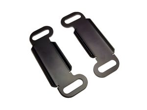 Straight Pipe Alignment Brackets - Black. Fits Touring 1985up