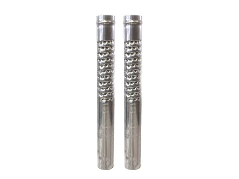 Aluminium motorcycle fork sliders for Revelry Motorcycles.