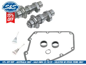 551C Chain Drive Camshaft Kit. Fits Dyna 2006 & Twin Cam 2007-2017.